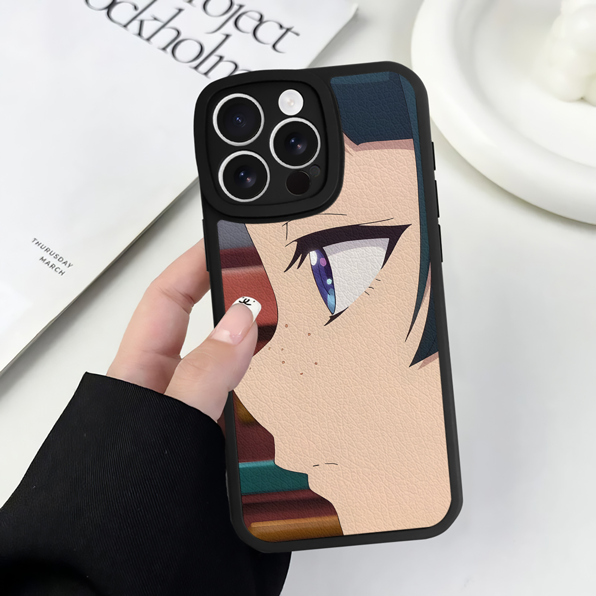 薬屋のひとりごと The Apothecary Diaries 【iPhone 16シリーズ対応】シリコンスマホケース（レザー調） 材質：シリコン